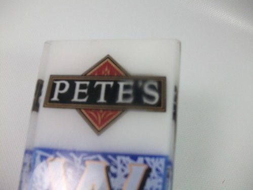 Pete's Wicked Winter Brew Triangular Bar Beer Tap Pull Handle - Picture 3 of 9