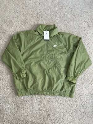 Nike Sportswear Windrunner Ulined Woven Anorak Jacket Green Mens