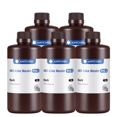 5KG Schwarz ANYCUBIC ABS-Like Resin Pro 2, LCD SLA 3D Drucker Black Resin 405nm