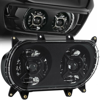 Led Dual Headlight Hi/lo Sealed Beam Assembly Projector For Road Glide 2015-2024