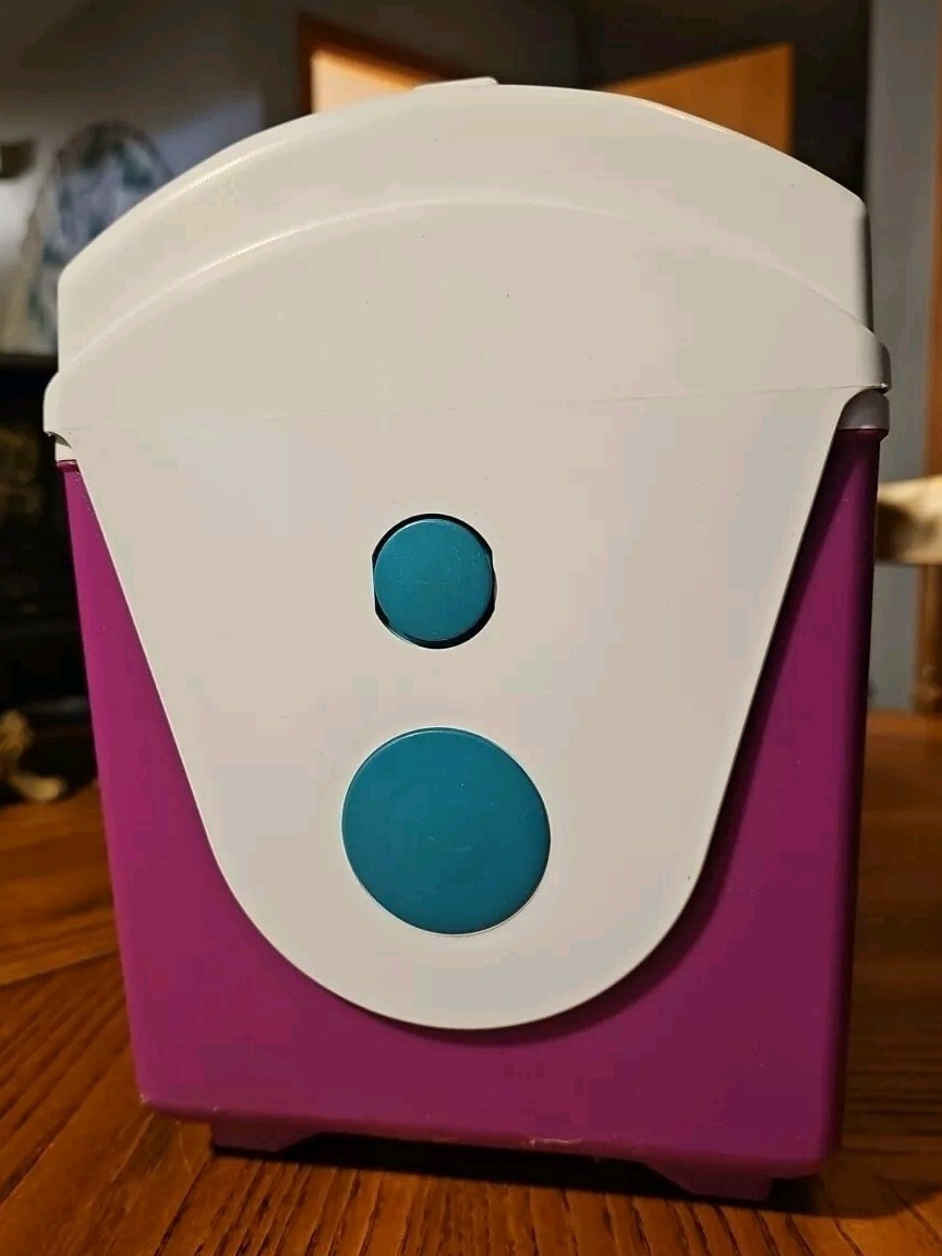 Vintage RUBBERMAID SIDEKICK Teal Lunch Box Cooler Ice Chest Purple