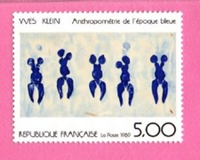 FRANCE - 1989 - YT2561**MNH - SERIE ARTISTIQUE - Y.KLEIN - COTE 3€