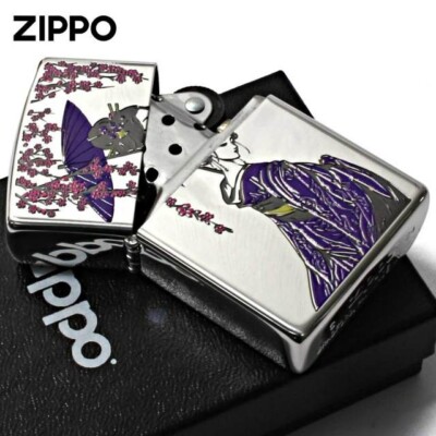 Zippo Geisha Japanese Pattern Wisteria From JP NEW | eBay