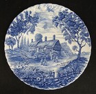 ROYAL ESSEX Ironstone Shakespears Country 9.75" Scalloped Dinner Plate ENGLAND — photo 1