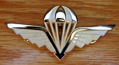 Norway Norwegian Parachute Wing Fallskjermving Old Style Badge (Gold) - Picture 3 of 7