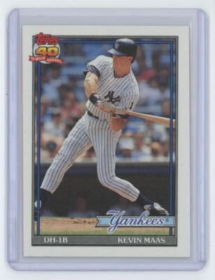1991 Topps Kevin Maas . New York Yankees #435