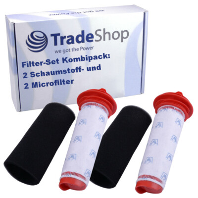4in1 Filter Set für Bosch Athlet RuntimePlus 25.2V BBH625M1 BCH65RT25A