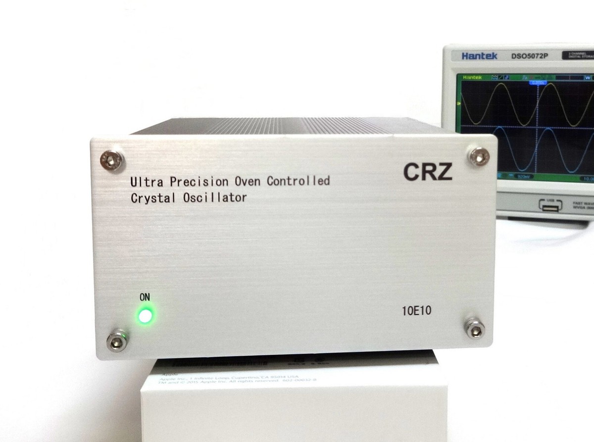ワード・クロック Morion MV89A 搭載 10MHzアウト可能 ♪ 10MHz Master Clock / Morion MV89A Double Oven (WOCXO