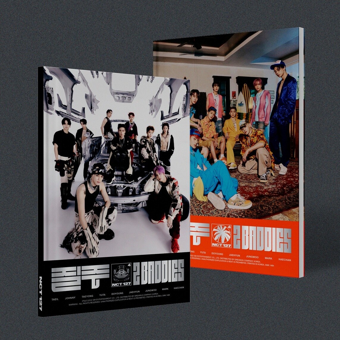 NCT 127 2 Baddies 질주 ドヨン　トレカ　us盤 NCT 127 4th Album [질주/2 Baddies] 2Ver SET CD+P.Book+P.Card