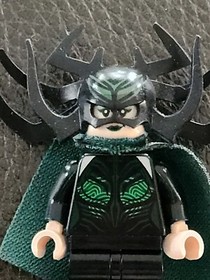 Lego Hela Minifigure sh406 76084 Thor Marvel Super Heroes Rare Retired