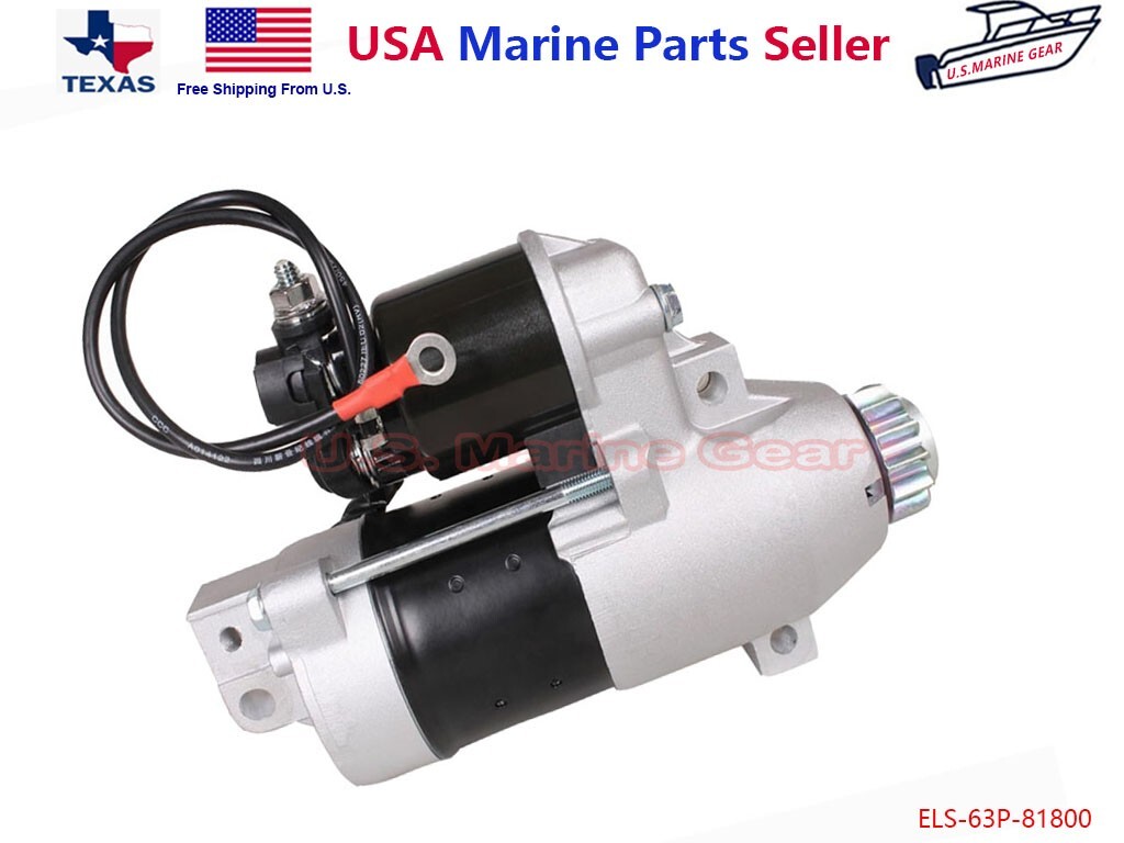 Yamaha Outboard Starter Motor F150 F225 F250 LF150 LF225 LF250 63P-81800 6BR