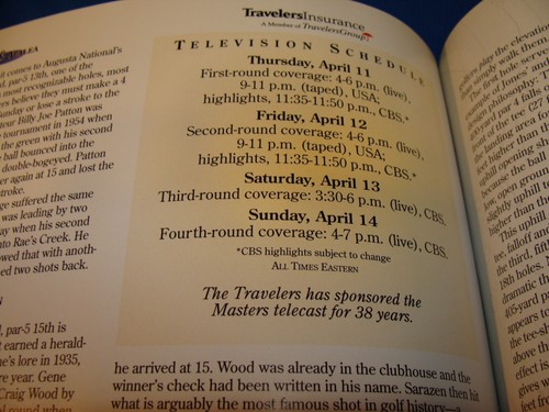 1996 Masters Journal Agusta Georgia April 11-14 Special Edition Presented By Tra - Bild 22 von 24