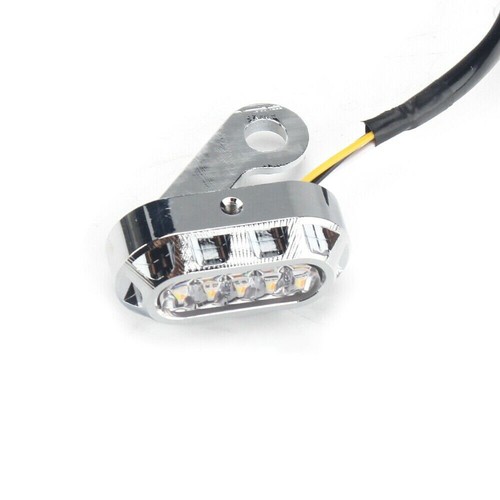 2X Motorcycle Handlebar Mini LED Turn Signal Blinker Indicator Light For - Picture 10 of 12