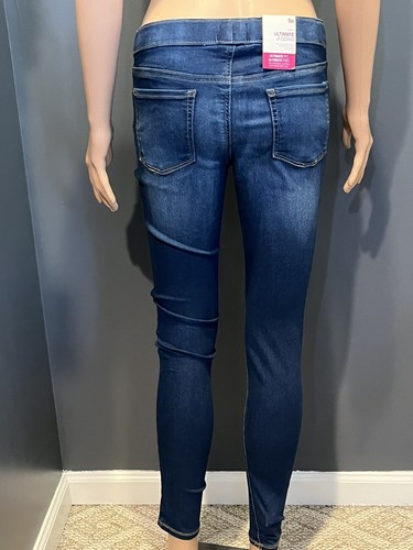 Girls SO Size 16 medium Wash pull on jeggings adjustable waist NWT - Picture 2 of 6