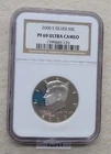 WPCoins ~ 2000-S Silver PF-69 NGC ULTRA CAMEO $0.50 Cent