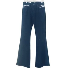 LEVI’S NWT new STEM FLARE hand loomed JEANS MID-RISE Size 28 ANTHRO