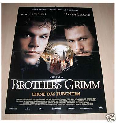Filmposter A1 Neu The Brothers Grimm - Terry Gilliam