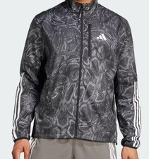 adidas Mens Own The Run Jacket M L XL Black Wind Rdy Full Zip IS9581