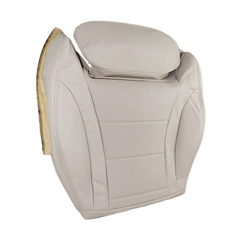 NEW Car Right Driver Side Bottom Leather Seat Cover Black/Beige For Benz C-Class - Picture 4 of 17