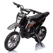 36V Electric Dirt Bike for Kids, 350W Brushless Motor, Off-Road Motorcycle, LED