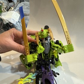 Lego Hero Factory 6231 Green Speeda Demon w/ Motorcycle Motor Bike