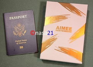 passport holder cover wallet, Aimee Kestenberg, navy, NEW IN BOX