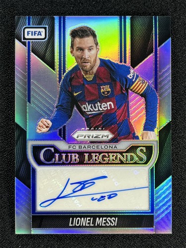 2025-26 Panini Prizm FIFA Lionel Messi Silver Prizm Club Legends Auto /199 &5312