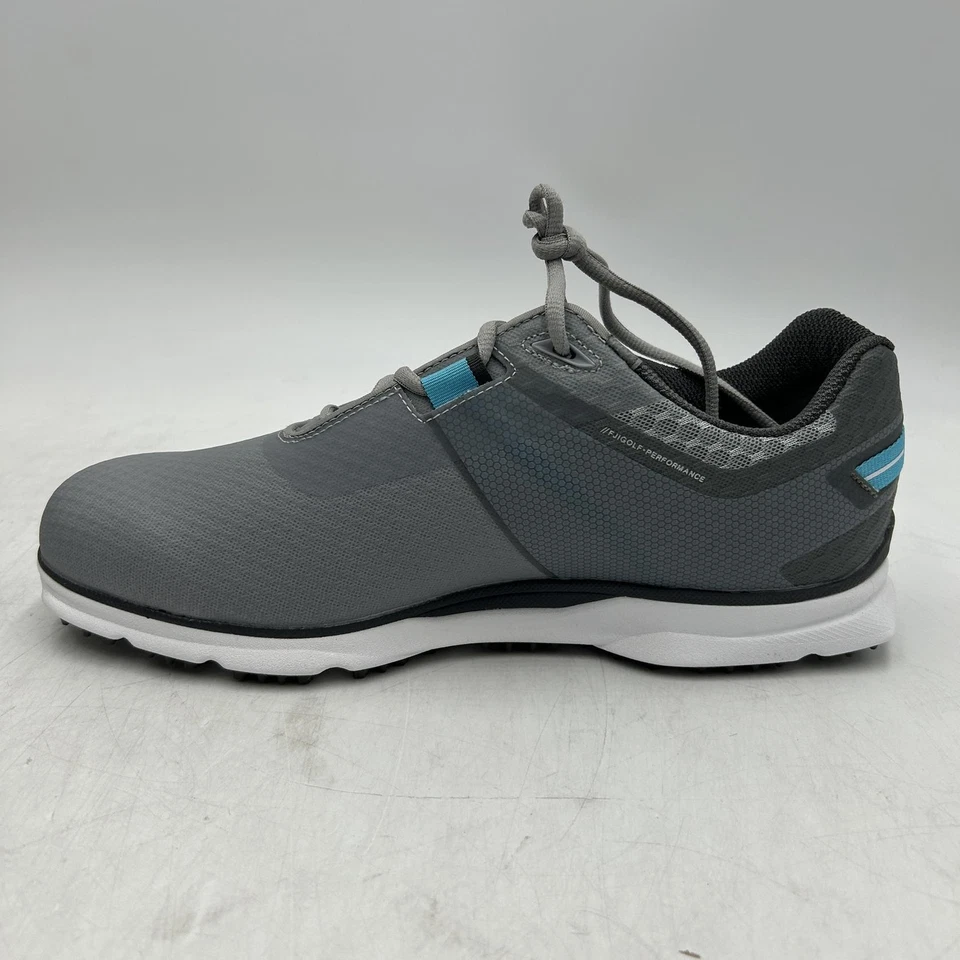 FootJoy Men's ProSLX Spikeless Golf Shoes, Grey/White, 10 Wide - Image 3 of 4