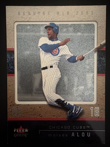 2003 Fleer Genuine Moises Alou #20 card