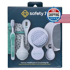 Safety 1st Deluxe Baby Healthcare Grooming Kit Pyramids Aqua Newborn 24 Piece