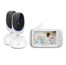 Motorola VM75-2 Baby Monitor 5 Screen 2 Cameras Night Vision 2-Way Audio