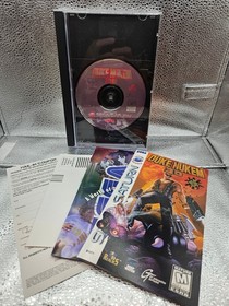 Duke Nukem 3D (Sega Saturn, 1997) Complete w/ Manual & Registration MINT