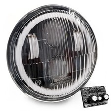 LED SCHEINWERFER VESPA PX 125 150 200 SIEM ZUGELASSEN FRONTSCHEINWERFER LICHT WEISS