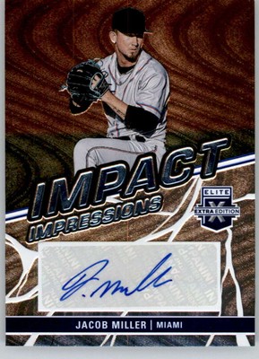 2023 Panini Elite Extra Edition Hidden Gems Impact Impressions BLUE Autographs