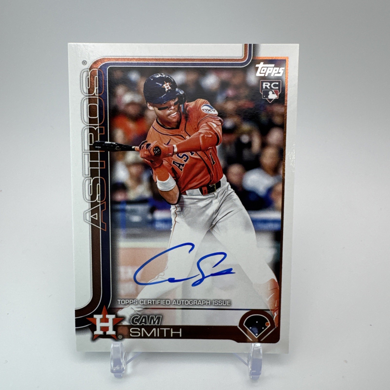 2025 Topps Update Series #US298 Cam Smith RC Autograph card Real One AUTO ROOKIE