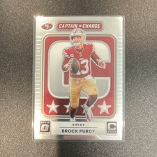 Panini 2025 Donruss Optic Captain in Charge Brock Purdy #1 49ers NFL Insert