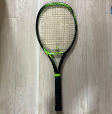 Yonex Ezone 100 Grip 4 1/8 Lime Green Tennis Racket Racquet Used Condition