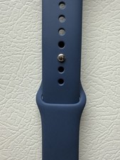 Genuine Original OEM Apple Watch Sport Band 45mm Small Medium S/M Abyss Blue