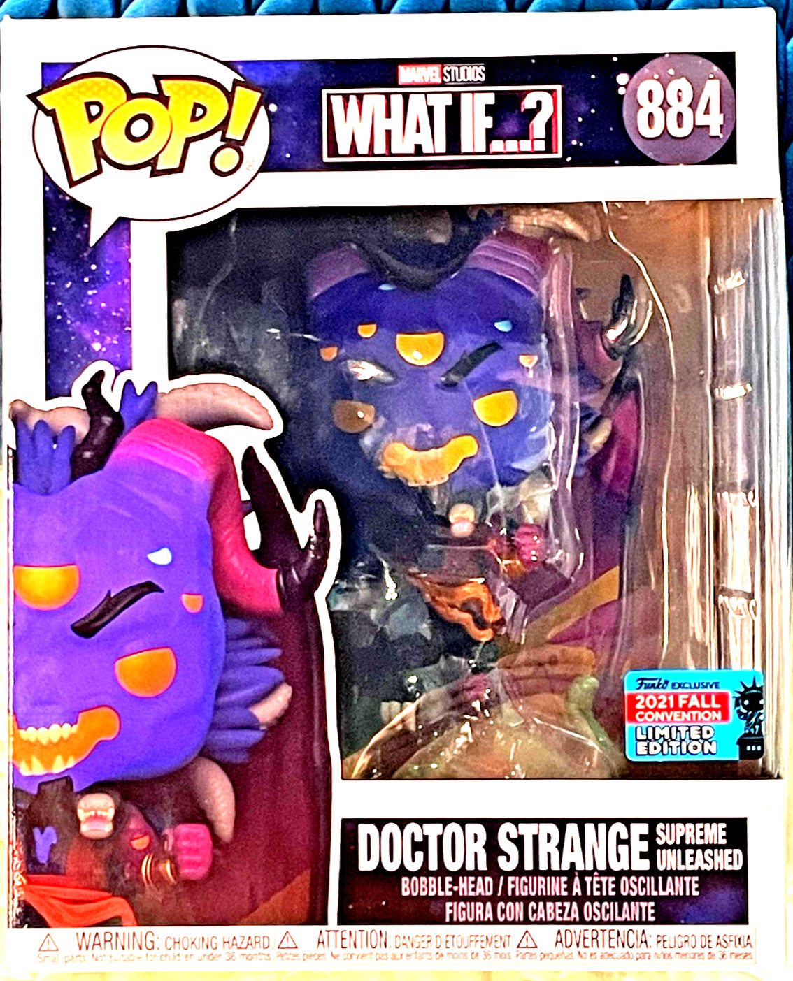 Funko Pop! #884 Super Marvel What If Doctor Strange Supreme Unleashed Exclusive