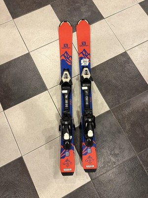 Salomon QST Max Jr. Skis with Adjustable Salomon Bindings 100cm