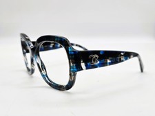 CHANEL CH 5373 1606/S2 Blue Oversized Sunglasses Frame Italy
