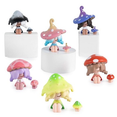 BEEMAI Moogutong Little Mushroom Girl Serie Einzelbox (enthält 1 Figur),