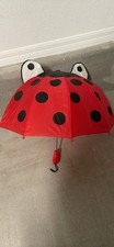 LADY BUG Umbrella for Kids Fun 3-D Feature, 23  Long