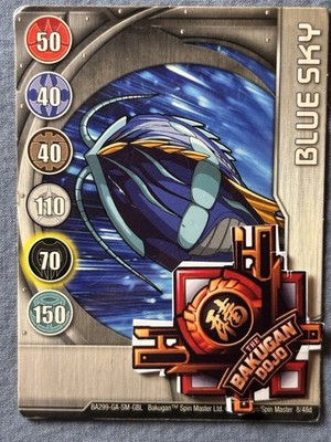 Bakugan Battle Brawlers Blue Sky   Silver Gate Card | Aquos Limulus | 8/48d