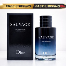 New Christian Dior Sauvage Eau de Parfum Spray Men, 3.4 oz, 🔥 Free Shipping 🔥