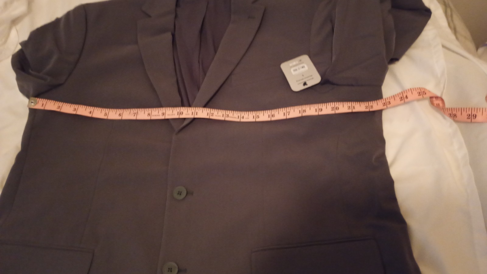 George Mens Jacket/Pants Charcoal Size L 2 Button Closure Suit image 5
