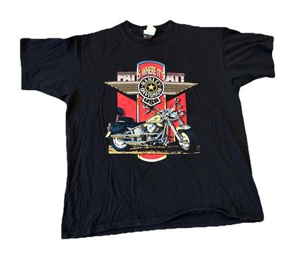 Harley-Davidson Fat Is Where It s At T-Shirt Men s XL Vintage 1993 Cancun USA