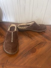 UGG Tasman Women s Leather Mule Shoes Boots Slippers brown Suede US 8