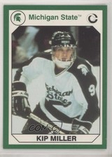 1990 Michigan State Spartans Promos Kip Miller #10 Rookie RC 0q3
