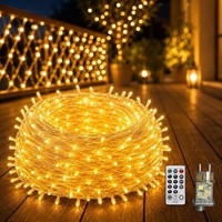 Lichterkette 100M 600LED AußEn Innen Wasserdicht Mit Fernbedienung Timer